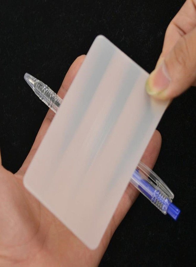 مايلز ماجيك خدعة عدسة لوبور السحرية من مايلز ماجيك | غلاف بلاستيكي لخداع بصري إبداعي باستخدام البطاقات الشفافة | خدع سحرية حقيقية عن قرب في الشارع أو على المسرح (البطاقة فقط) - Image 5